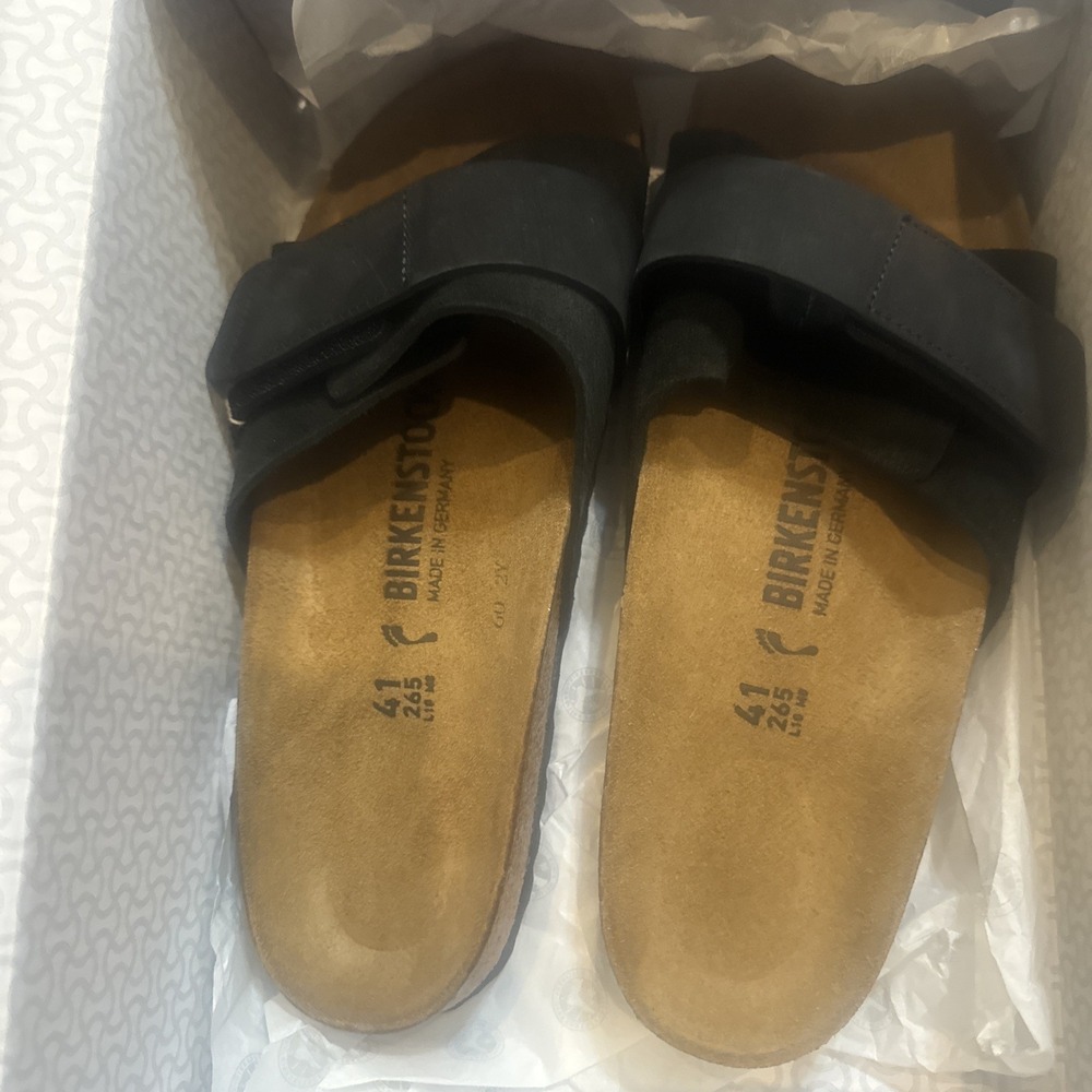 Birkenstock Oita Suede Leather Black EU 41 - Picture 10 of 11